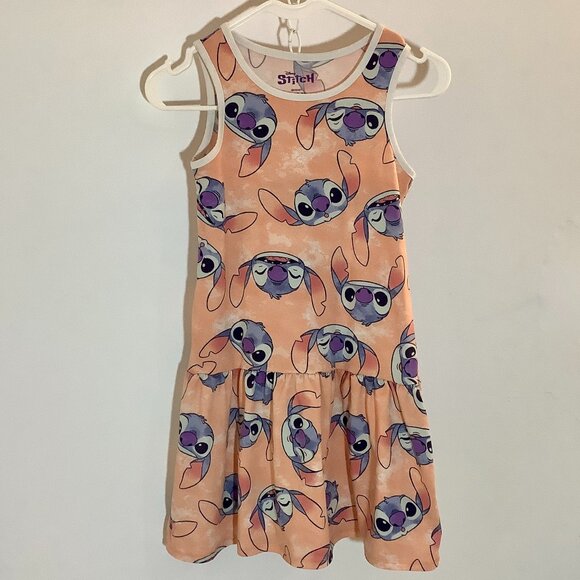 Stitch Disney Dress Sz Med 7-8 - Picture 1 of 8